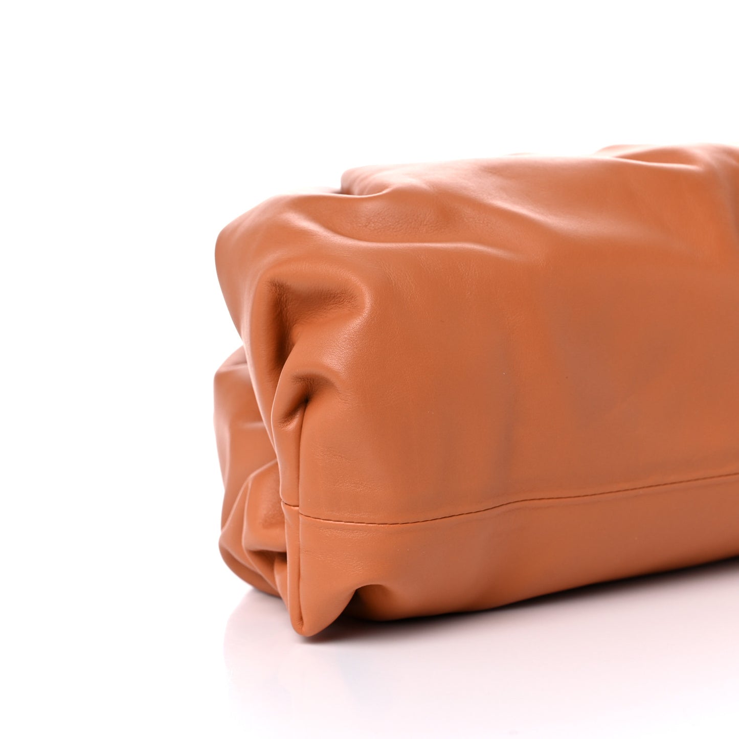 Smooth Butter Calf The Pouch Oversized Clutch Clay