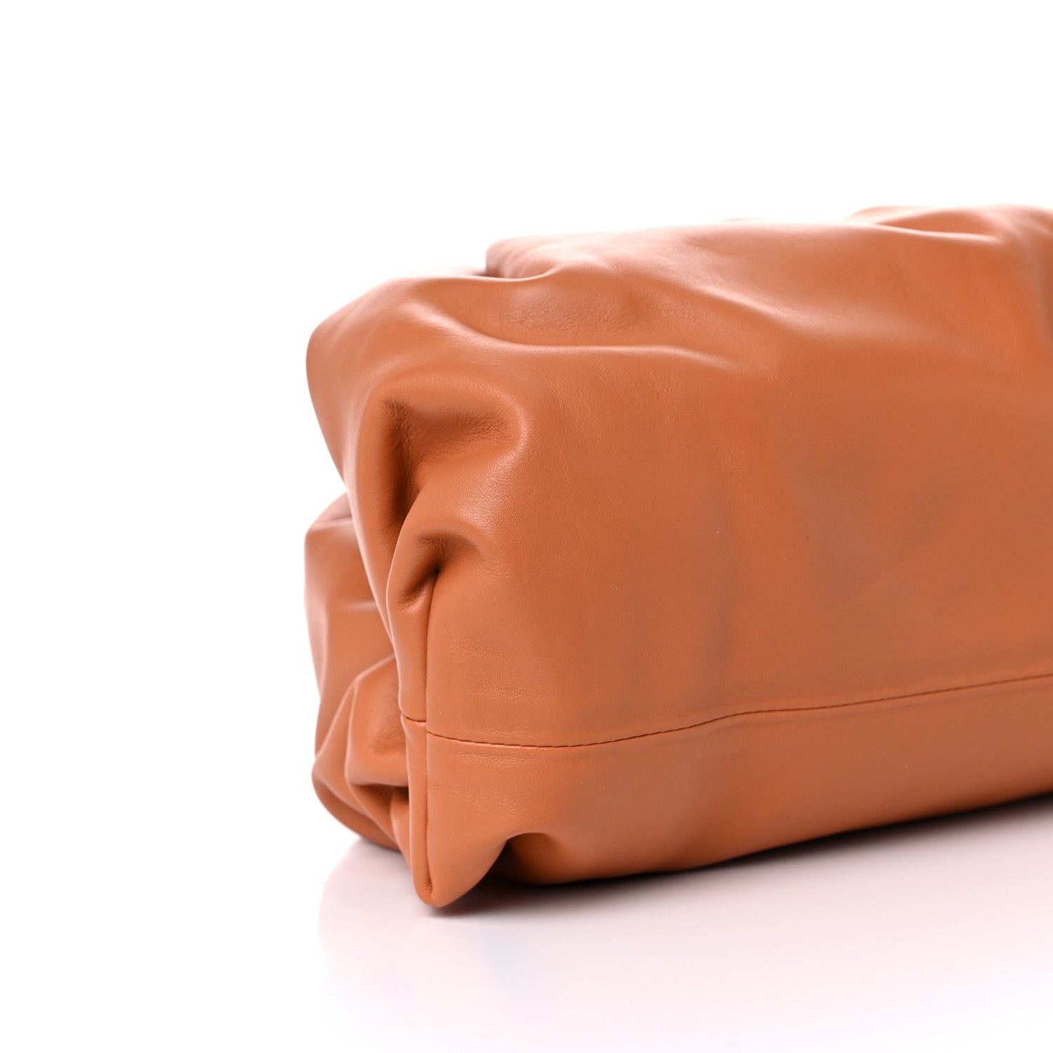 Bottega Veneta Smooth Butter Calf The Pouch Oversized Clutch Clay 6 of 8