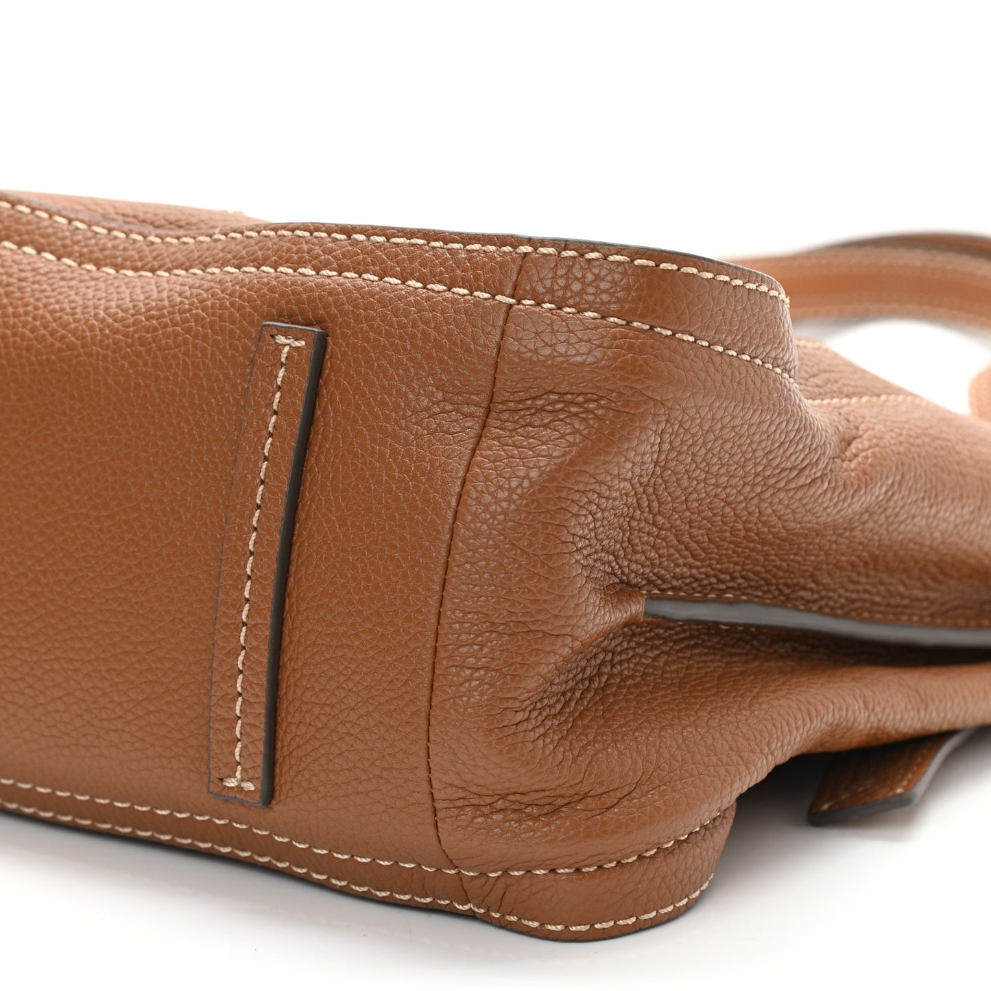 Grained Calfskin The Director Tote Brown