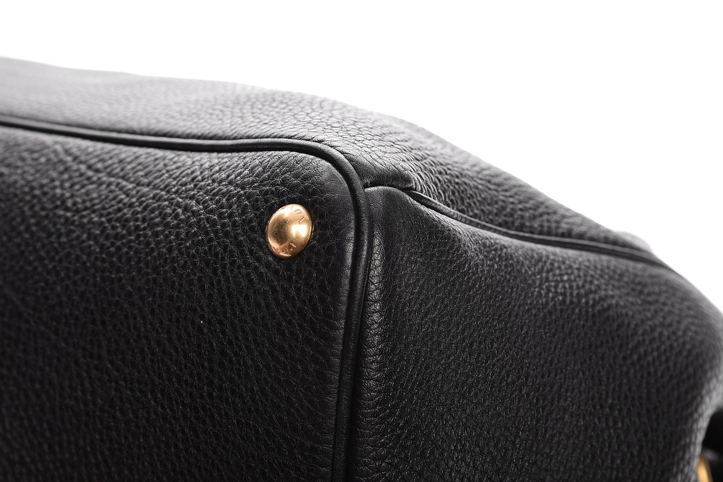 Vitello Daino Tote Nero Black