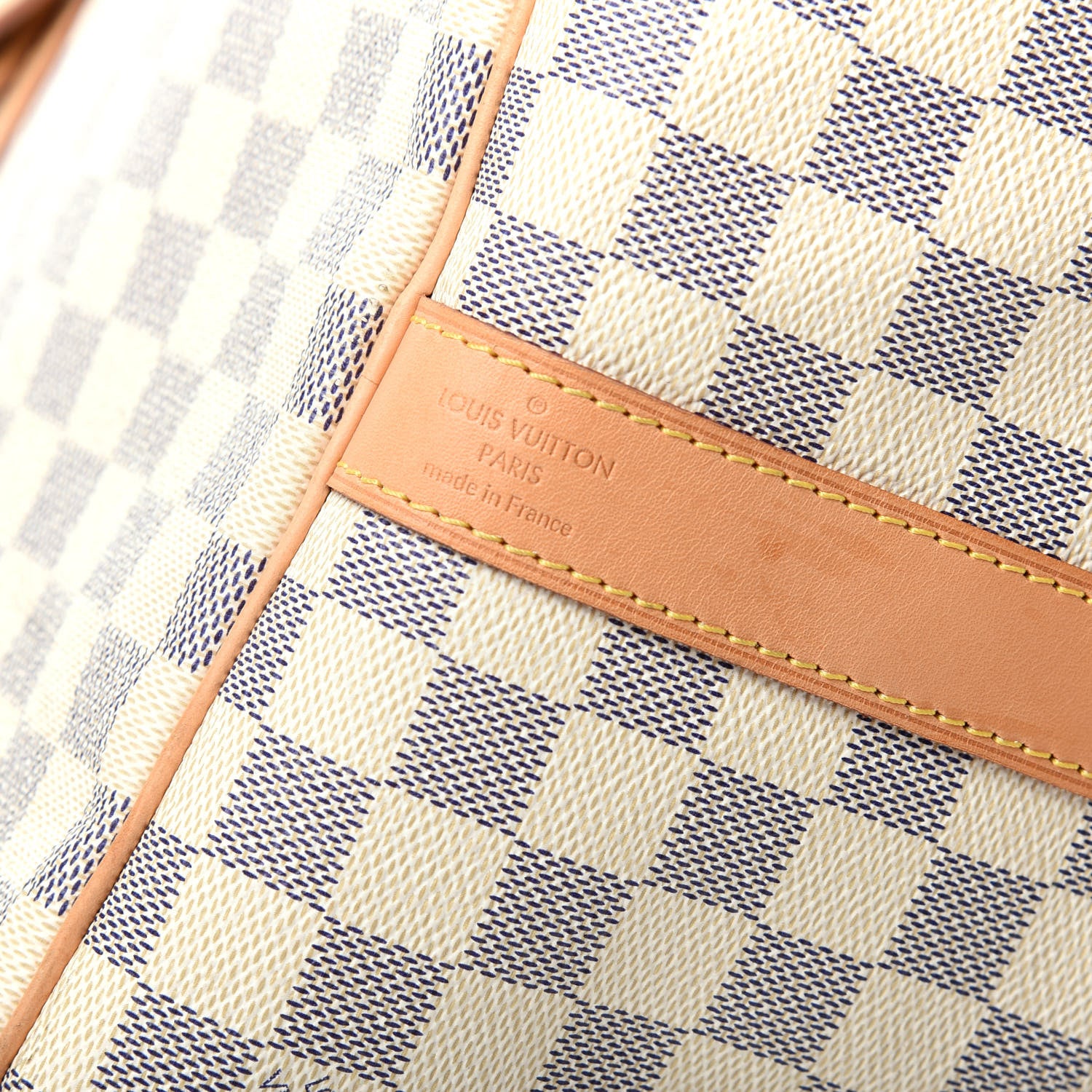 Louis Vuitton Damier Azur Keepall Bandouliere 55 7 of 13