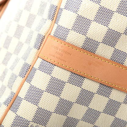Louis Vuitton Damier Azur Keepall Bandouliere 55 7 of 13