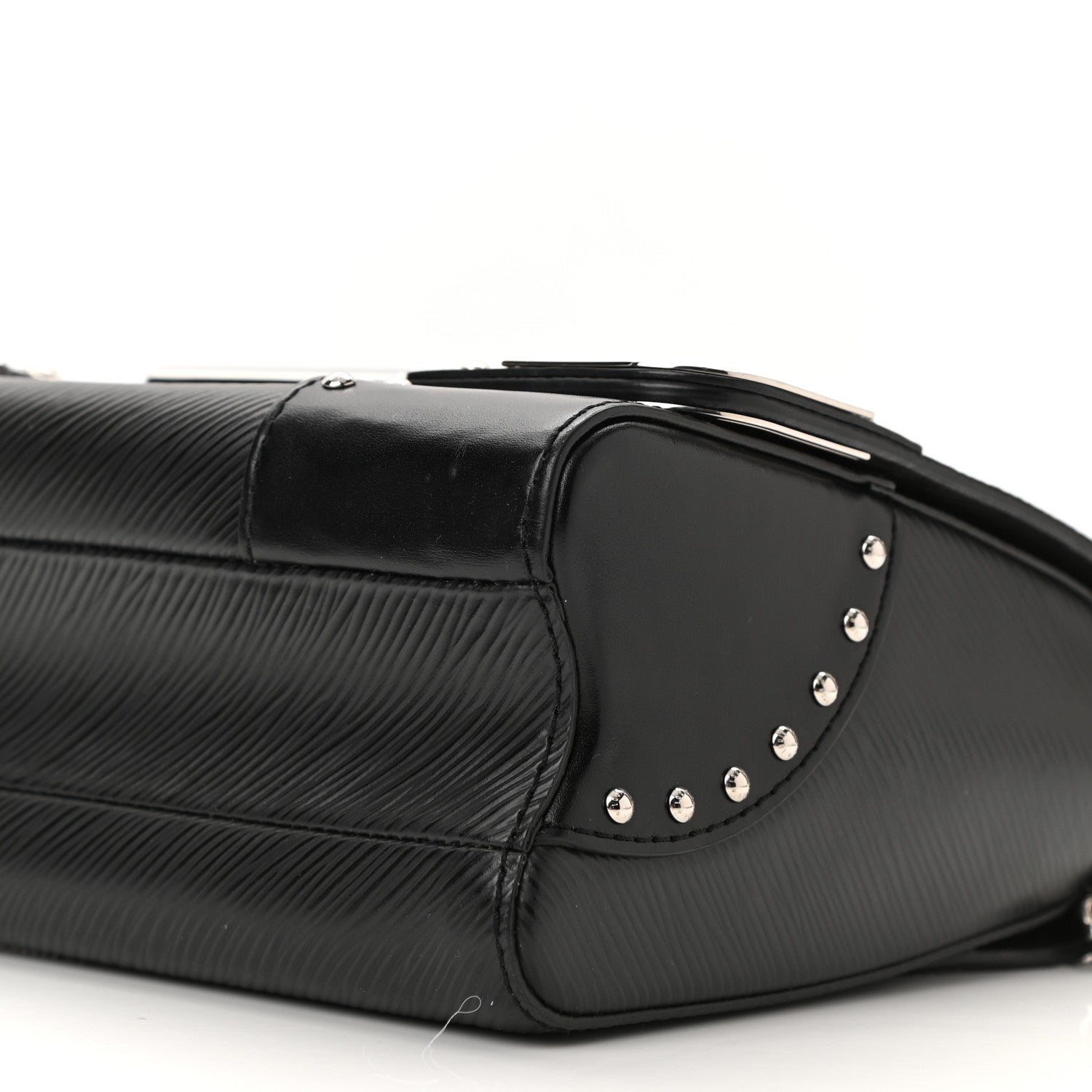 Louis Vuitton Epi Studded Mirror Twist Shoulder Bag MM Black 10 of 10