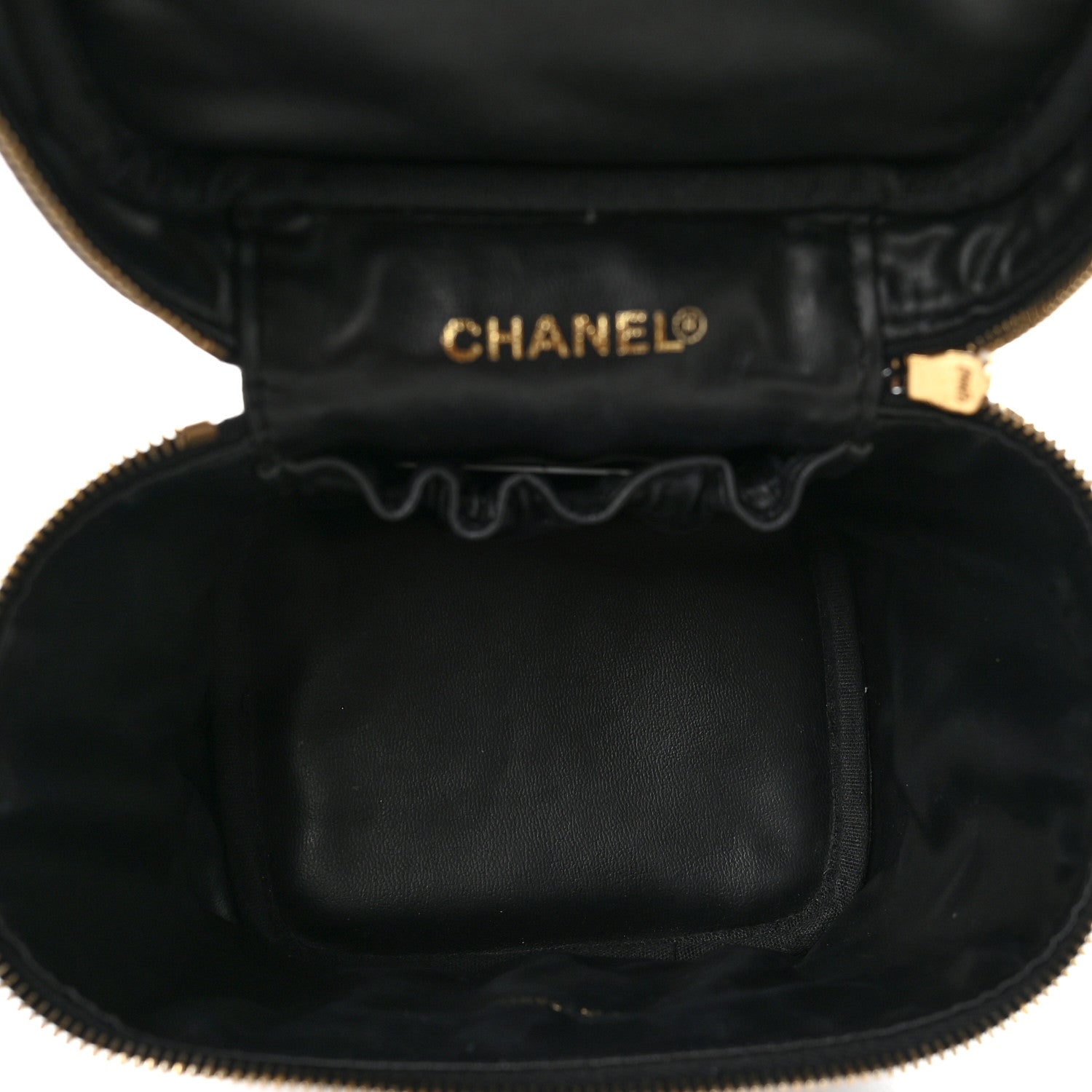 Chanel Caviar Vanity Cosmetic Case Black 4 of 7