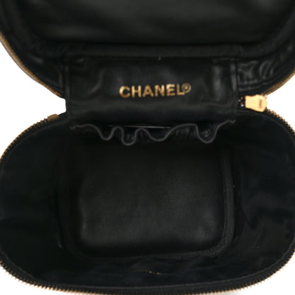 Chanel Caviar Vanity Cosmetic Case Black 4 of 7
