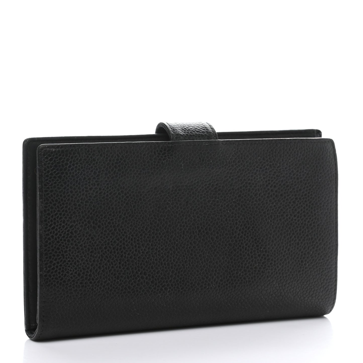 Caviar Timeless CC French Wallet Black