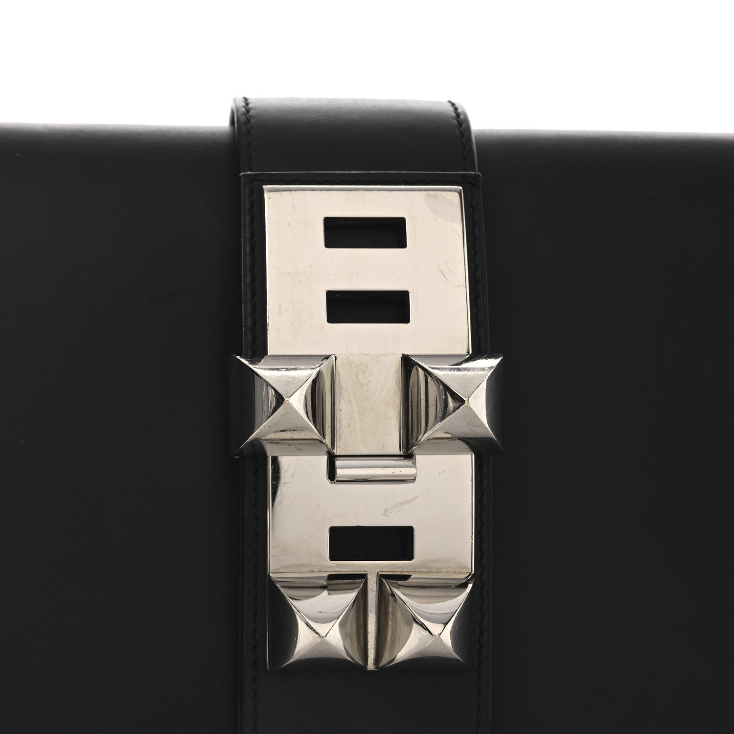 Hermes Box Medor 29 Clutch Black 7 of 12