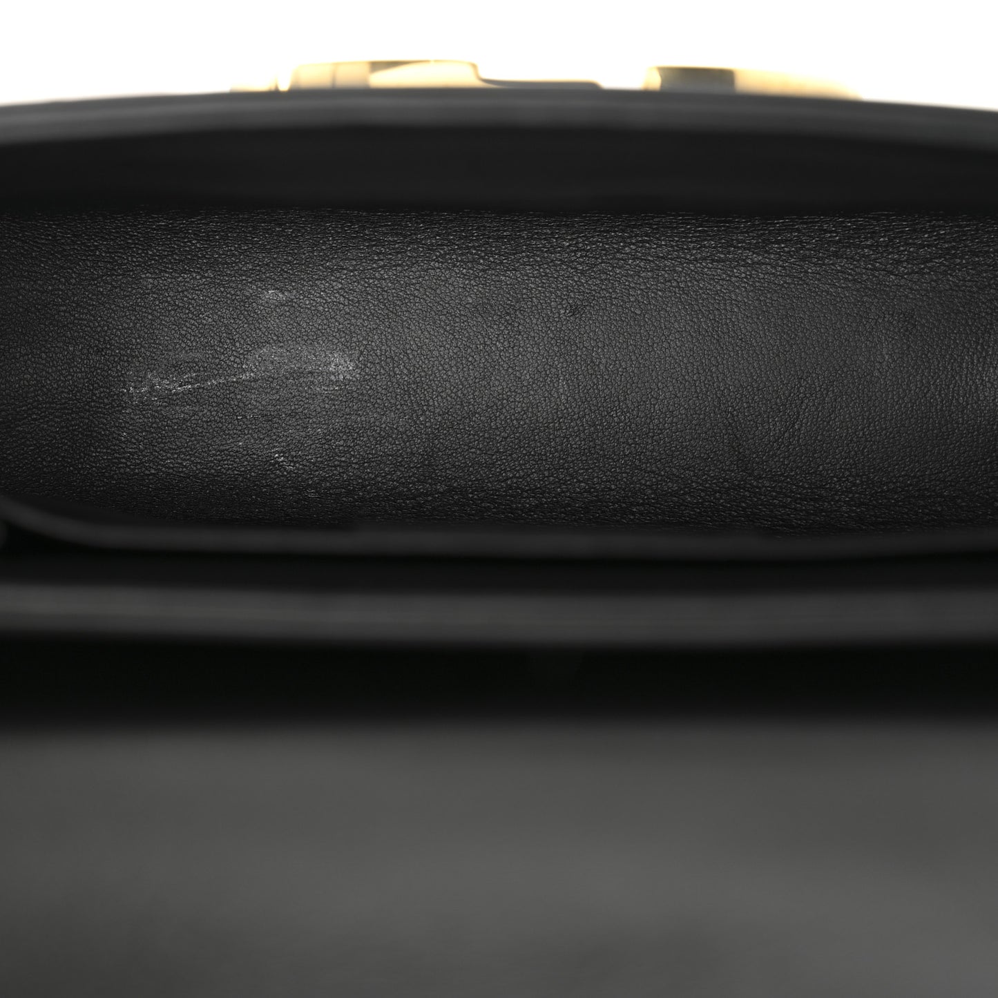Crackled Lambskin 30 Montaigne Box Bag Black Black
