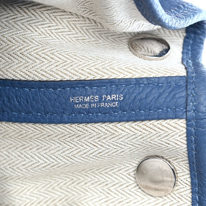 Hermes Vache Country Garden Party 30 TPM Bleu Brighton 6 of 10