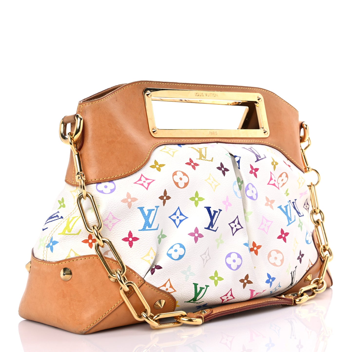 Monogram Multicolor Judy GM White