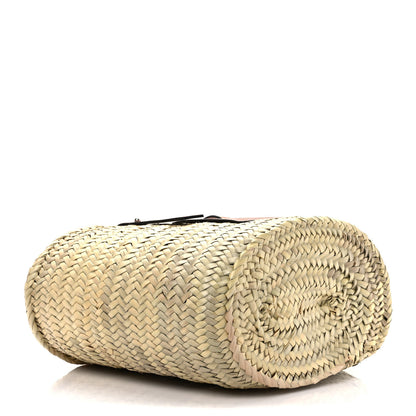 Loewe Raffia Basket Tote Bag Natural Tan 4 of 9