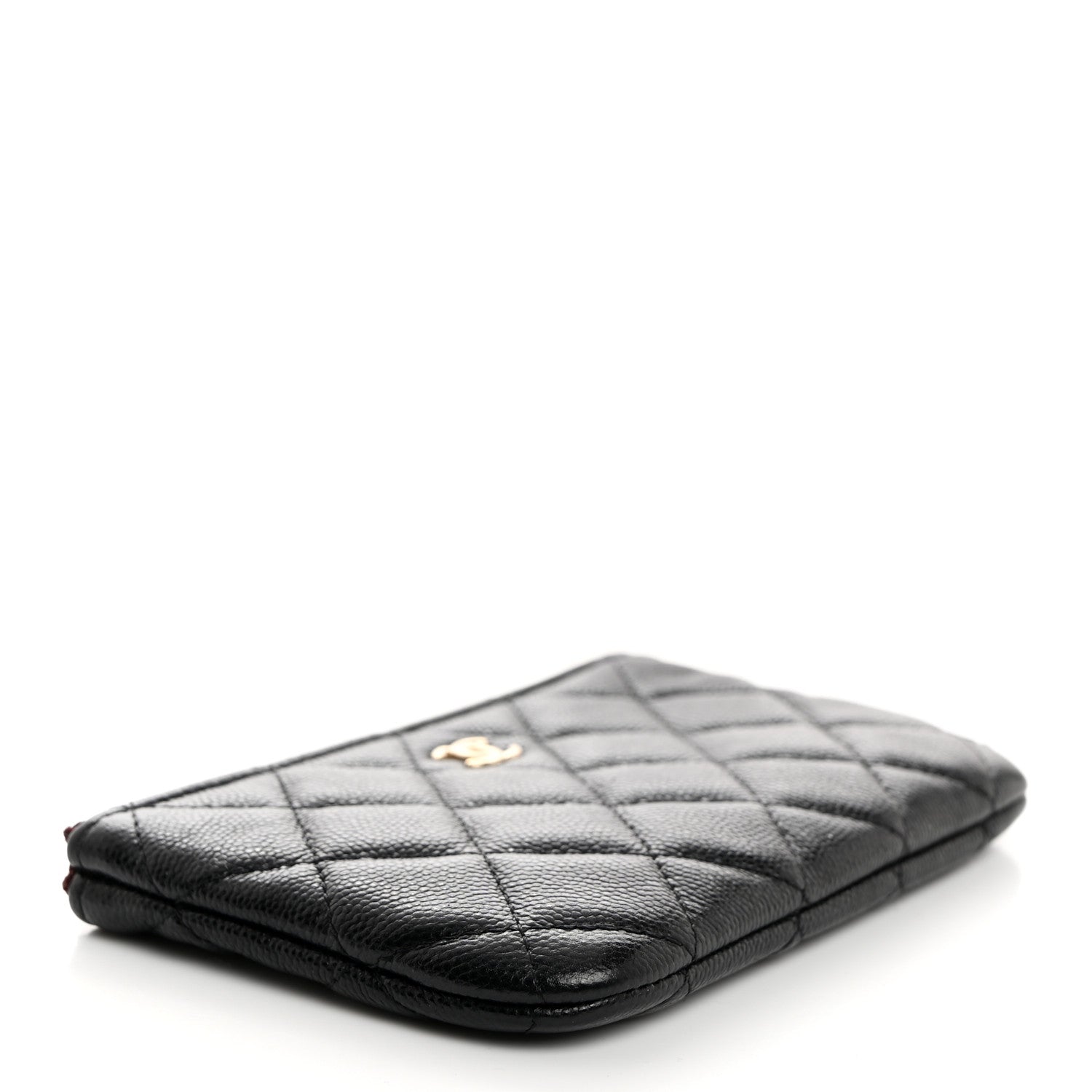Chanel Caviar Quilted Small Cosmetic Case Black 4 of 7