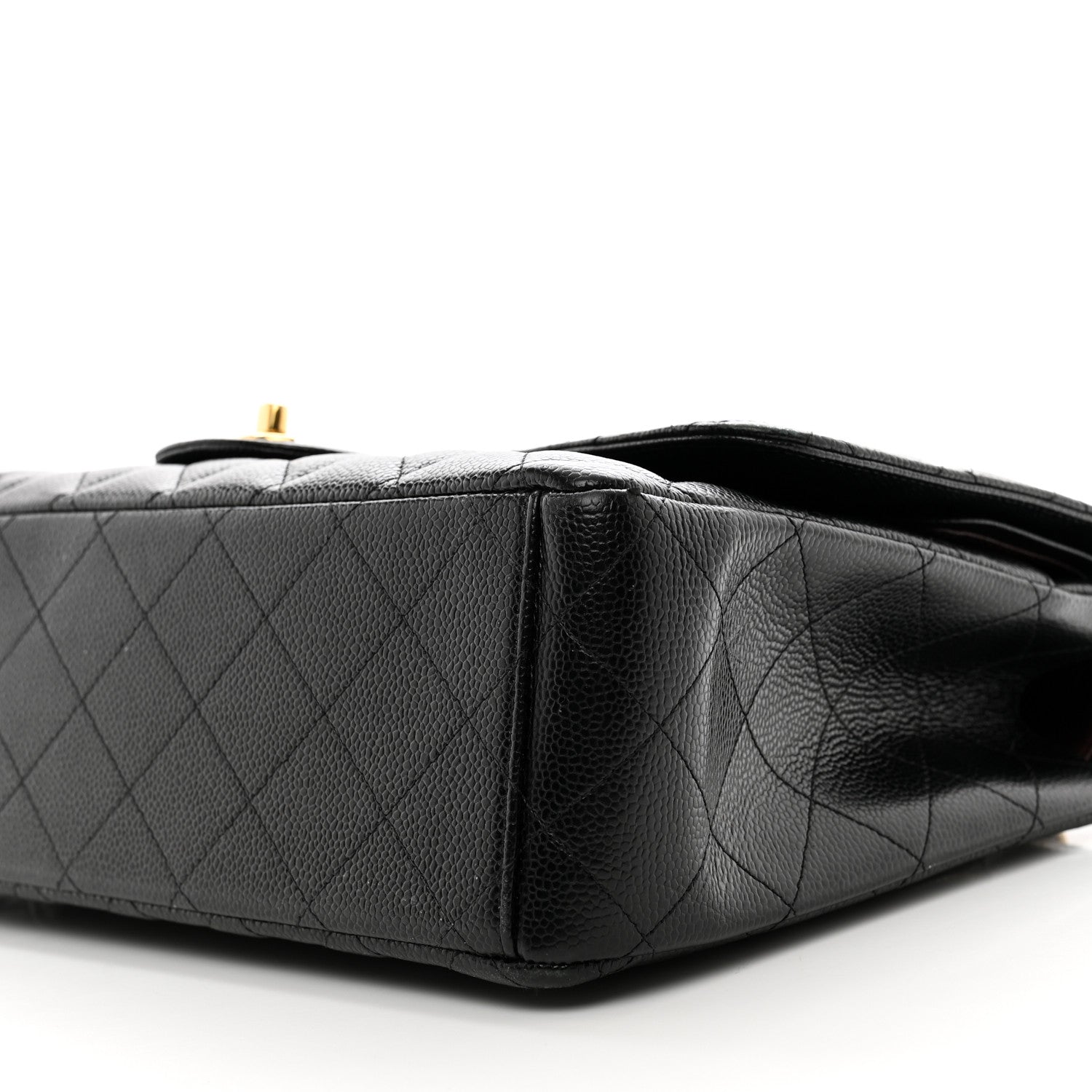 Chanel Caviar Quilted Maxi Double Flap Black 10 of 12