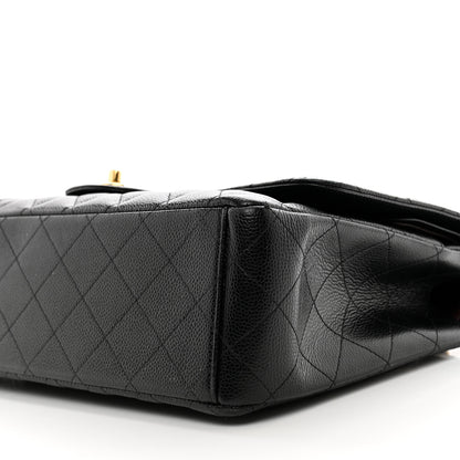 Chanel Caviar Quilted Maxi Double Flap Black 10 of 12