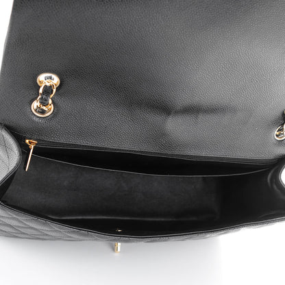 Chanel Caviar Quilted Maxi Single Flap Black 6 of 7