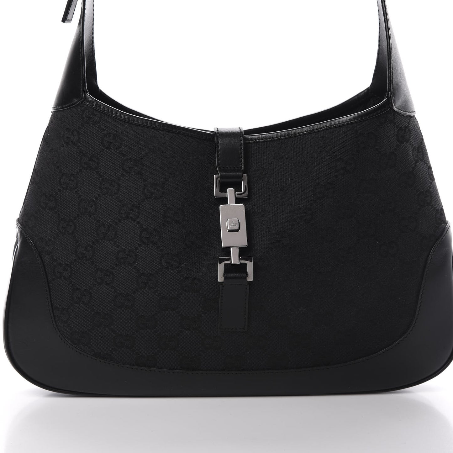 Monogram Small Jackie O Hobo Black