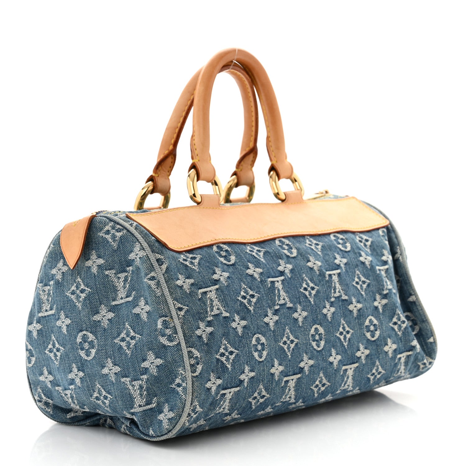 Louis Vuitton Monogram Denim Neo Speedy Blue 3 of 13