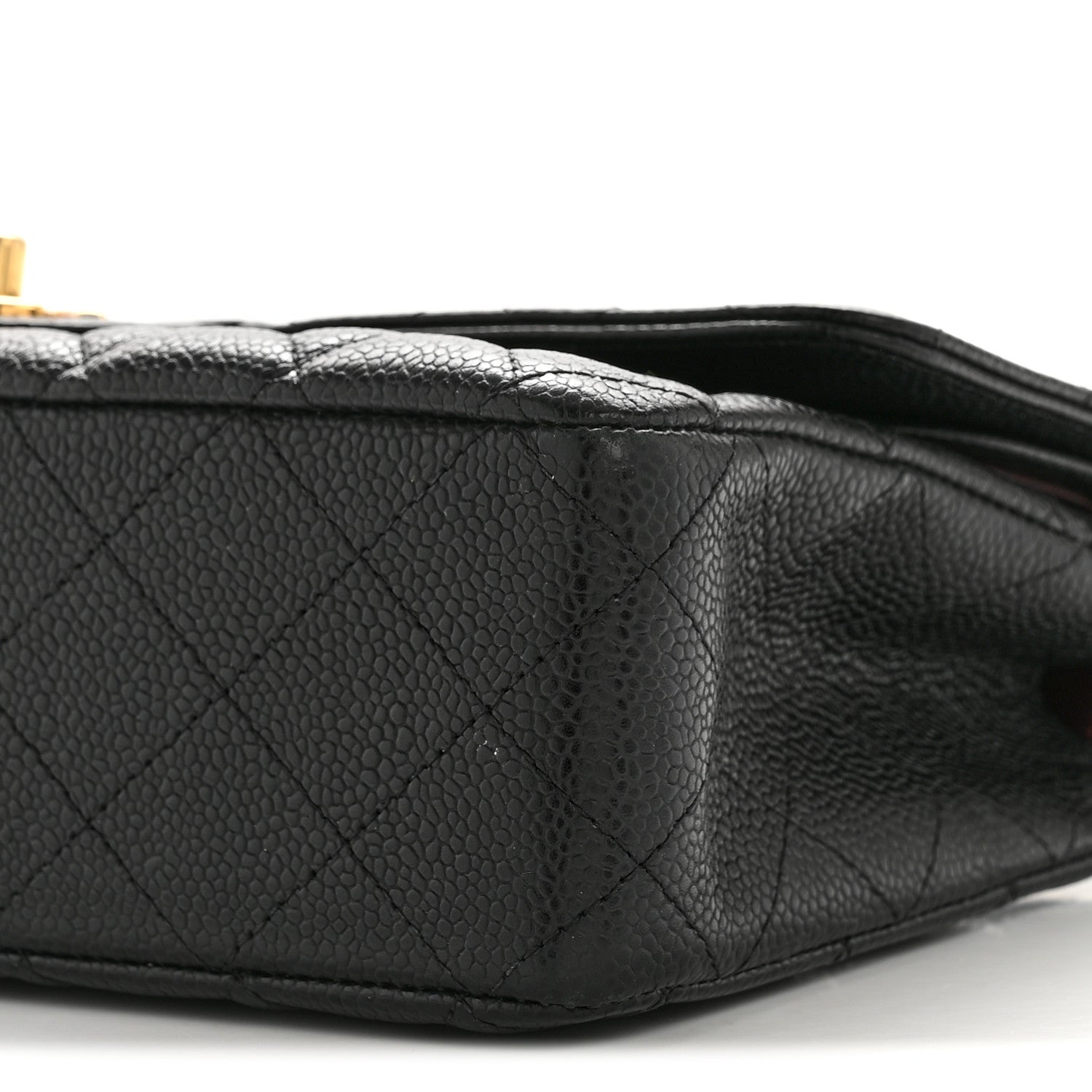 Chanel Caviar Quilted Medium Double Flap Black 10 of 14