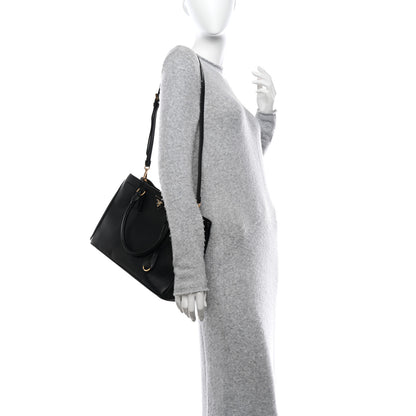 Prada Saffiano Lux Medium Tote Black 2 of 11