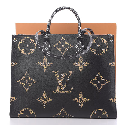 Louis Vuitton Monogram Giant Jungle Onthego GM Black 10 of 10