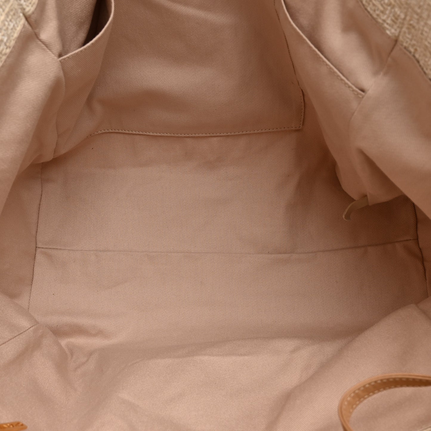 Canvas Medium Deauville Tote Light Beige