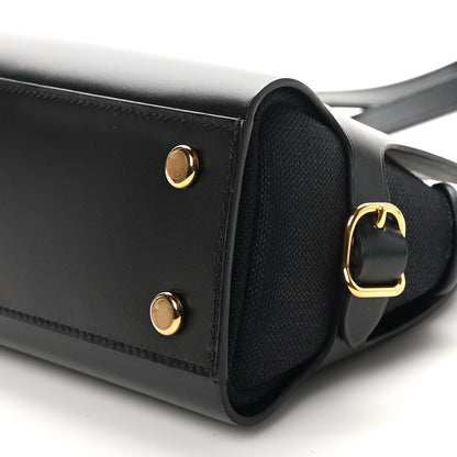 Hermes Vache Hunter Swift Toile Militaire Tablier Sellier Black 10 of 11