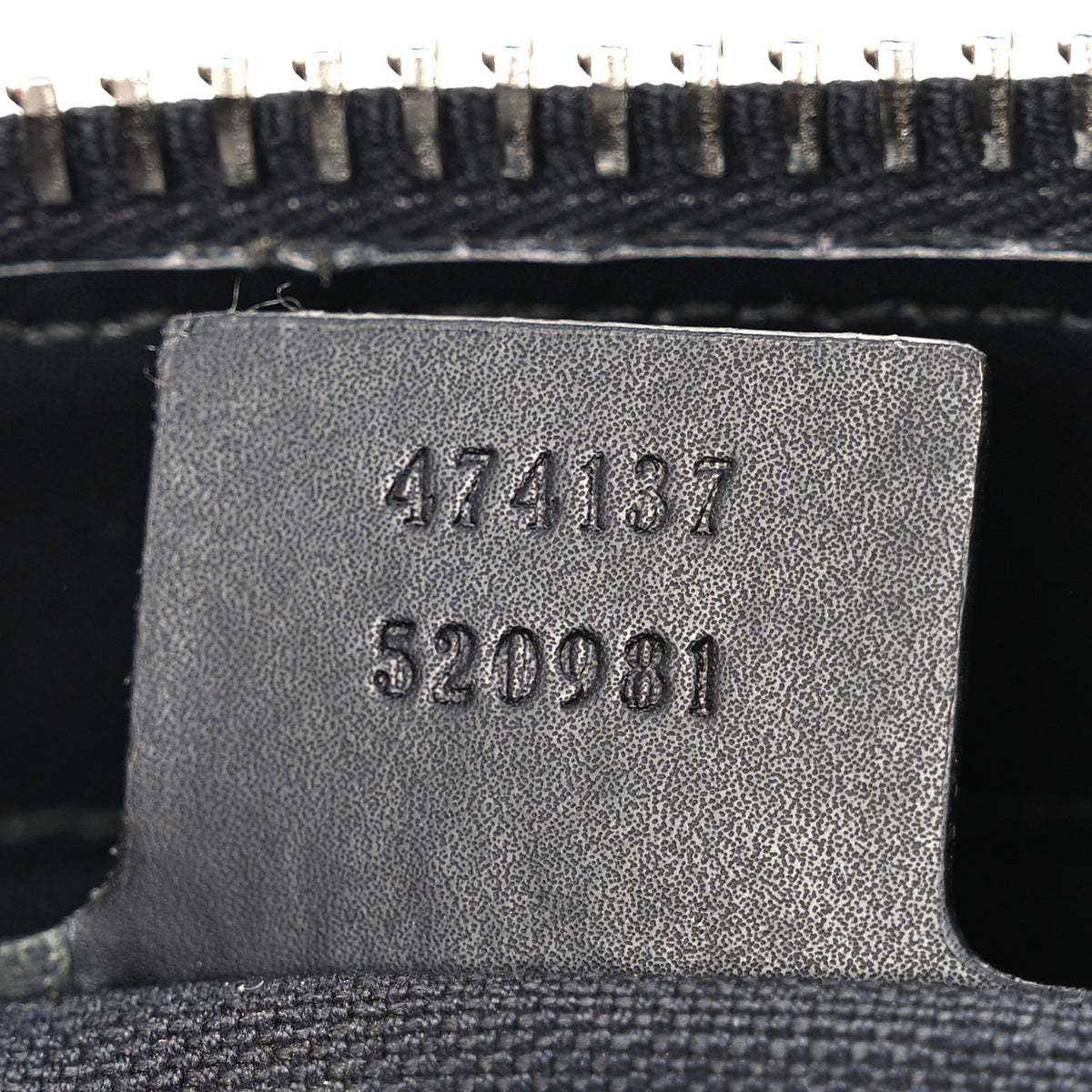GG Supreme Monogram Appia Calfskin Web Flat Messenger Bag Black Grey