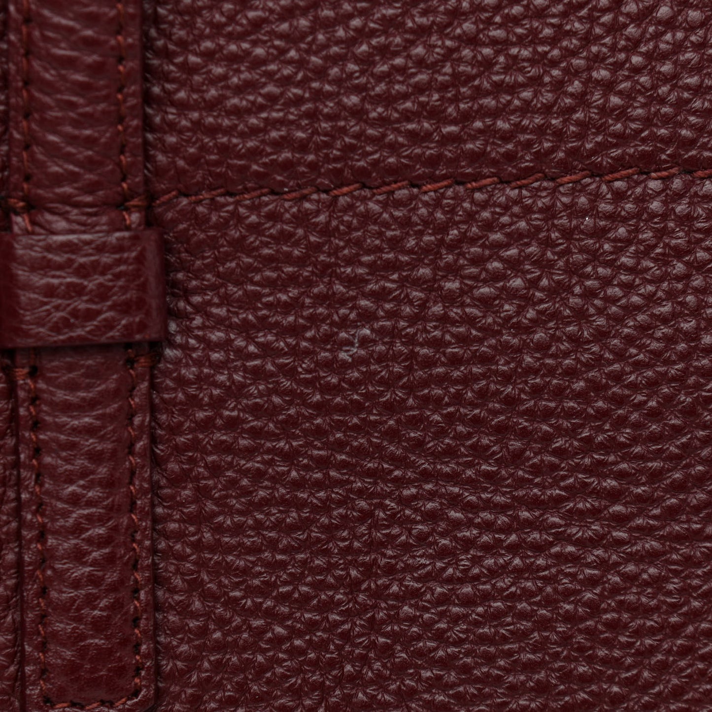 Hammered Calfskin Double Handle Small Amy Tote Red