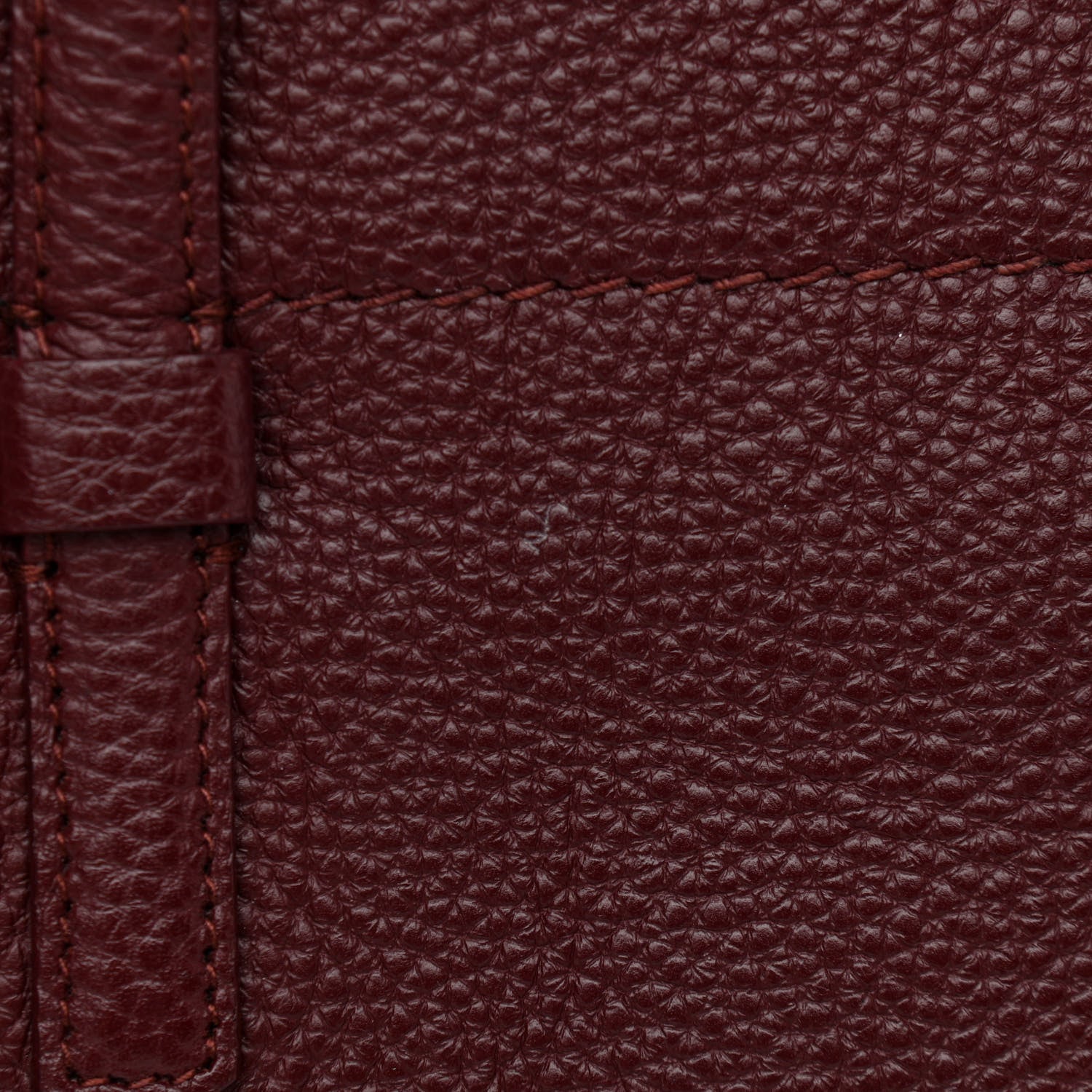 Salvatore Ferragamo Hammered Calfskin Double Handle Small Amy Tote Red 13 of 16