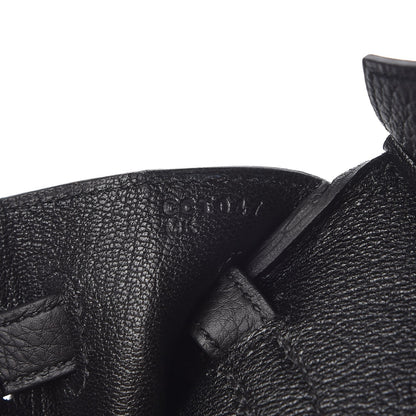 Hermes Togo Birkin 25 Black 7 of 8