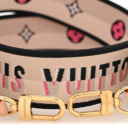 Louis Vuitton Jacquard Speedy Bandouliere 20 Shoulder Strap Black 3 of 5
