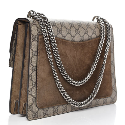 Gucci GG Supreme Monogram Medium Dionysus Shoulder Bag Taupe 4 of 18