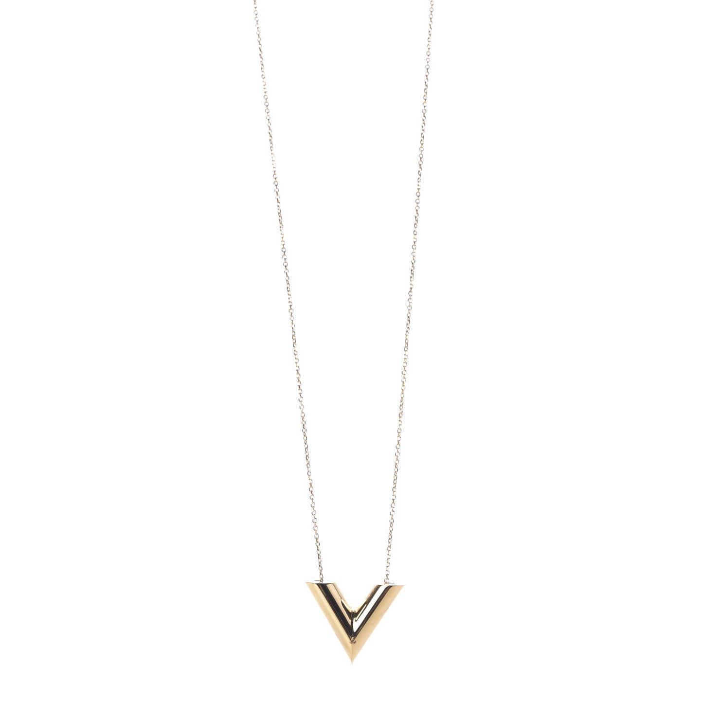 Essential V Necklace Gold