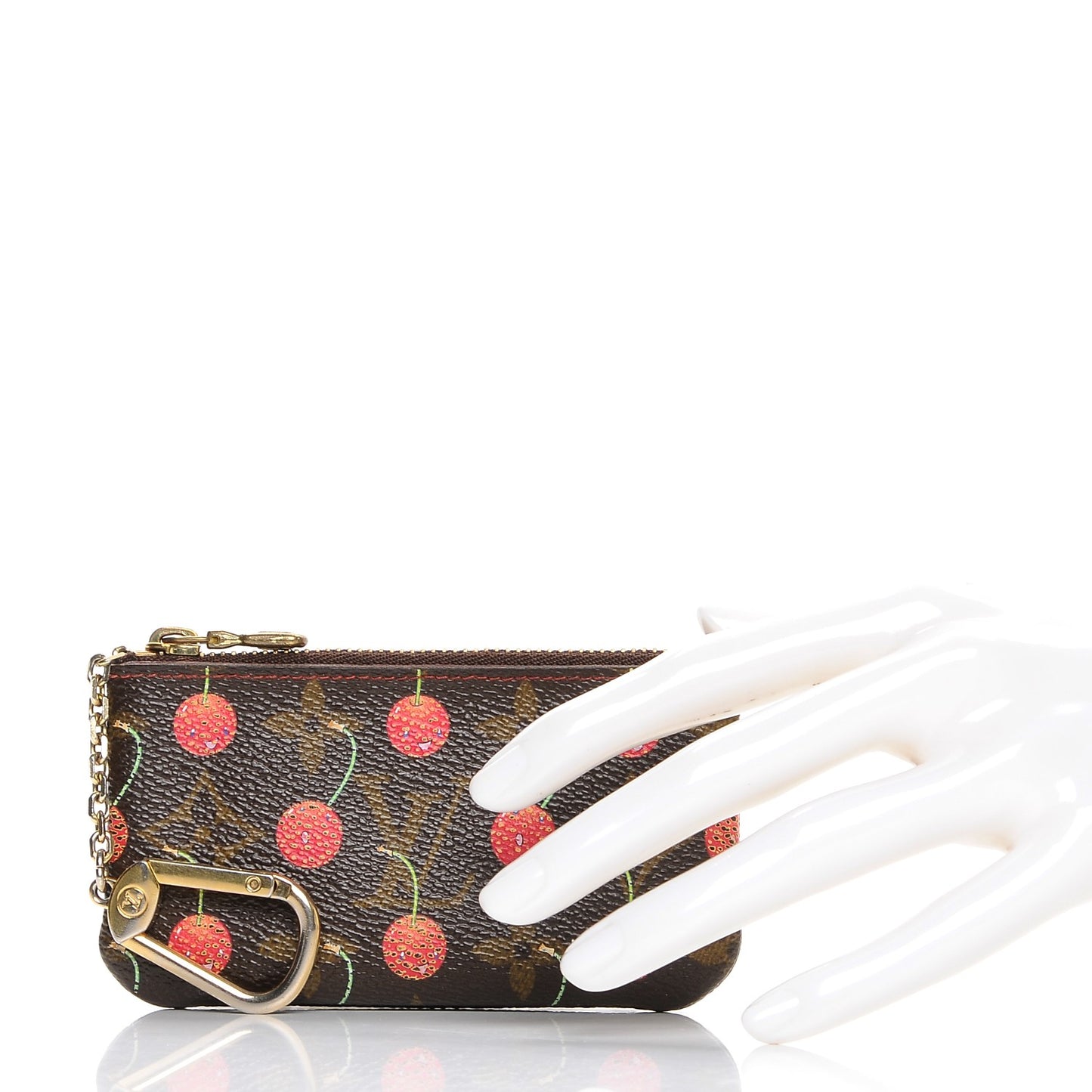 Monogram Cerises Key Pouch