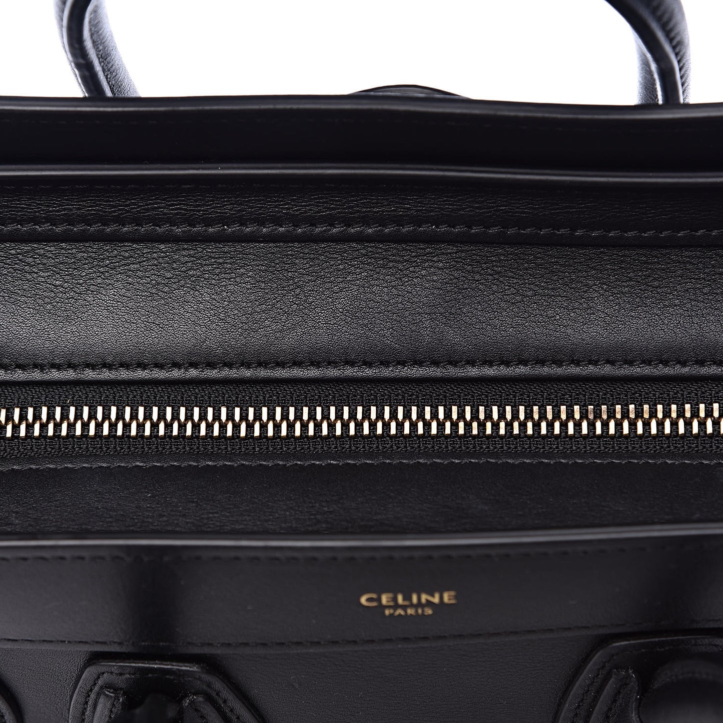 Smooth Calfskin Nano Luggage Black