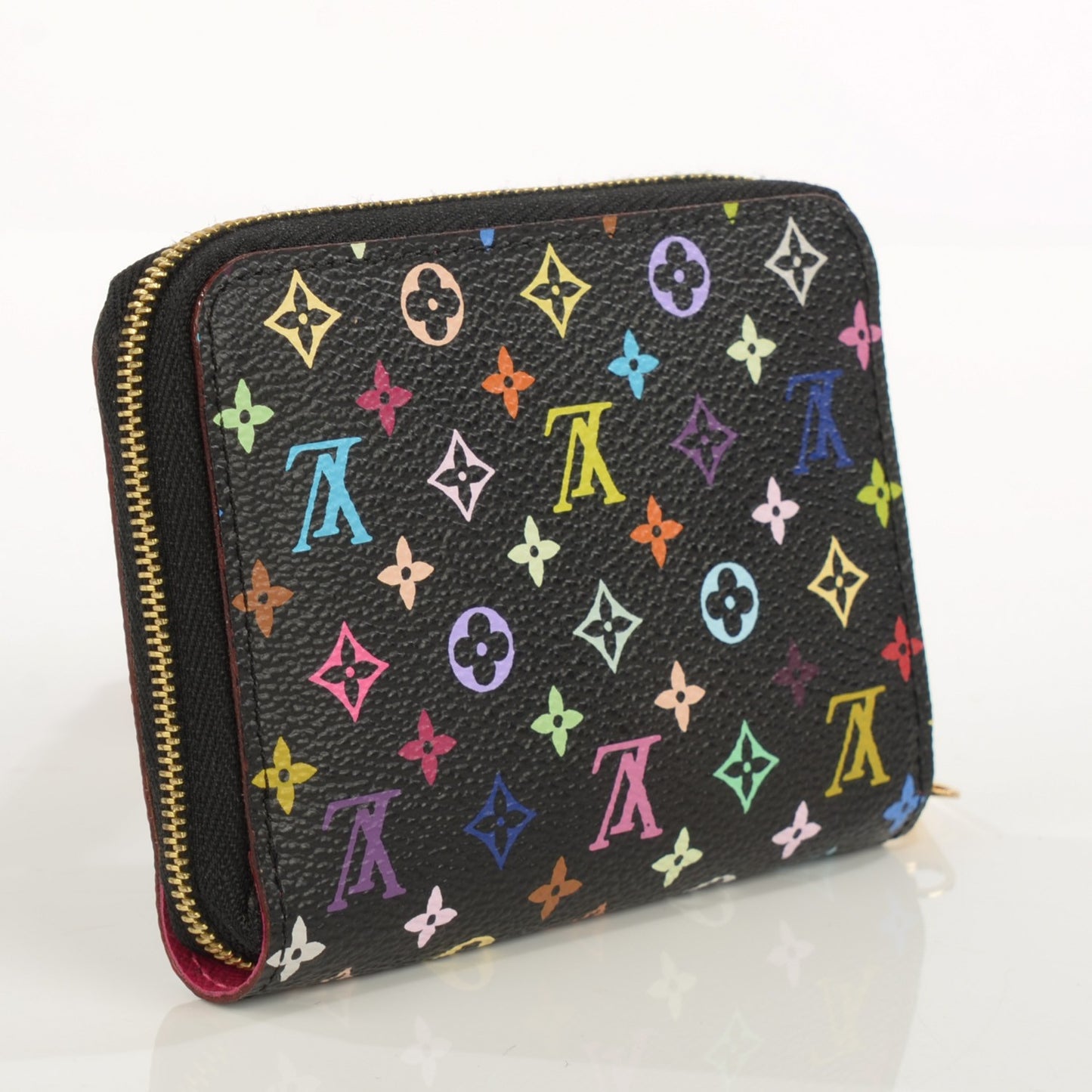 Monogram Multicolor Zippy Coin Purse Black Grenade