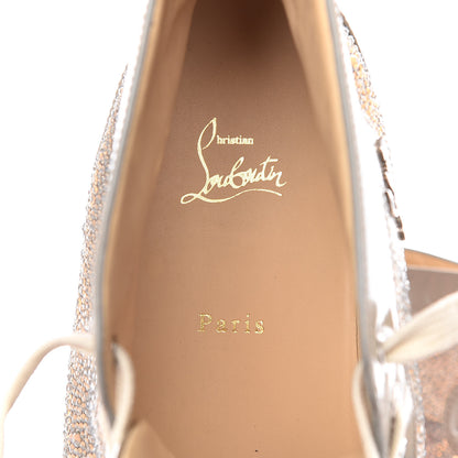 Christian Louboutin Patent Strass Mens Louis Flat Sneakers 46.5 Taupe 6 of 16