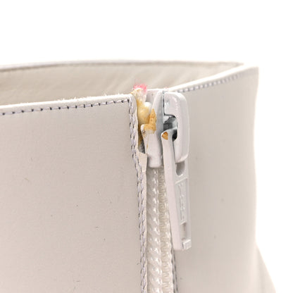 Christian Louboutin Calfskin So Kate Booty 100 Ankle Boots 40 Snow 9 of 13