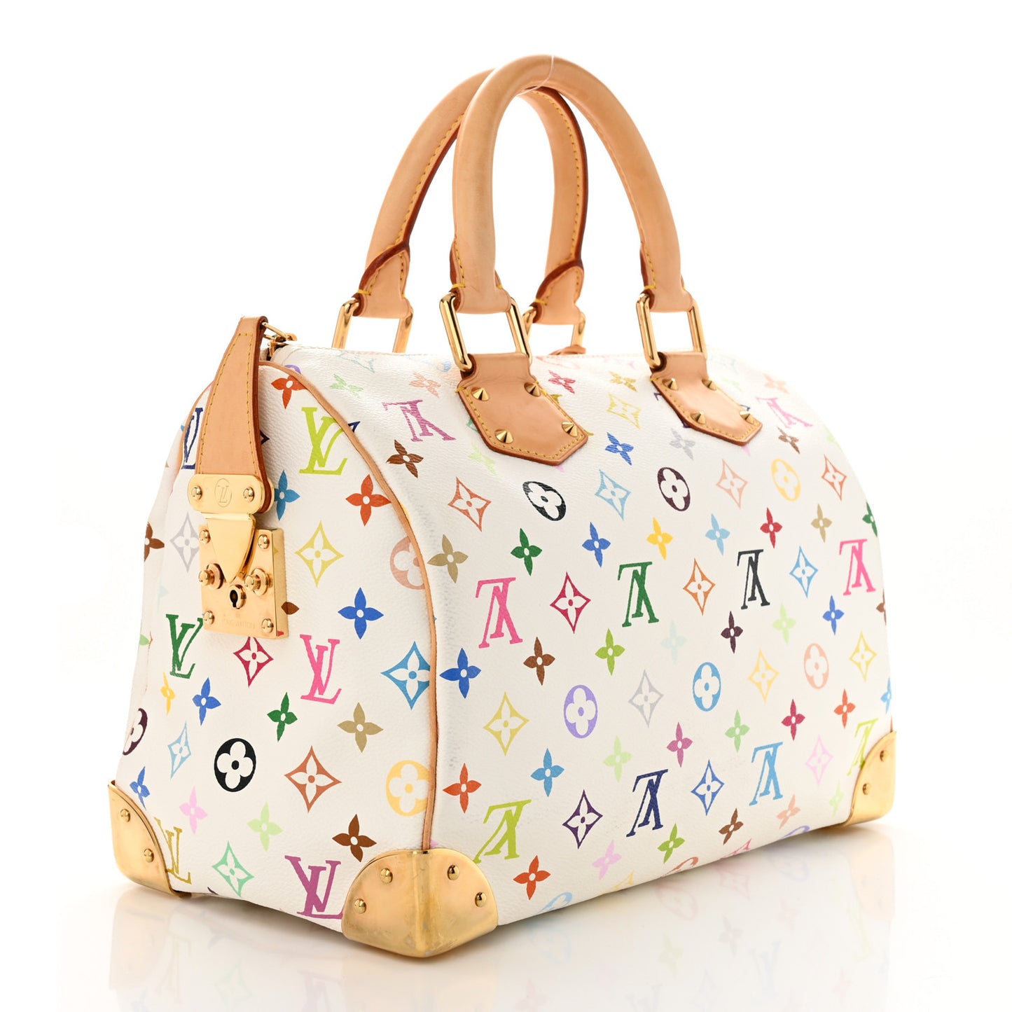 Monogram Multicolor Speedy 30 White