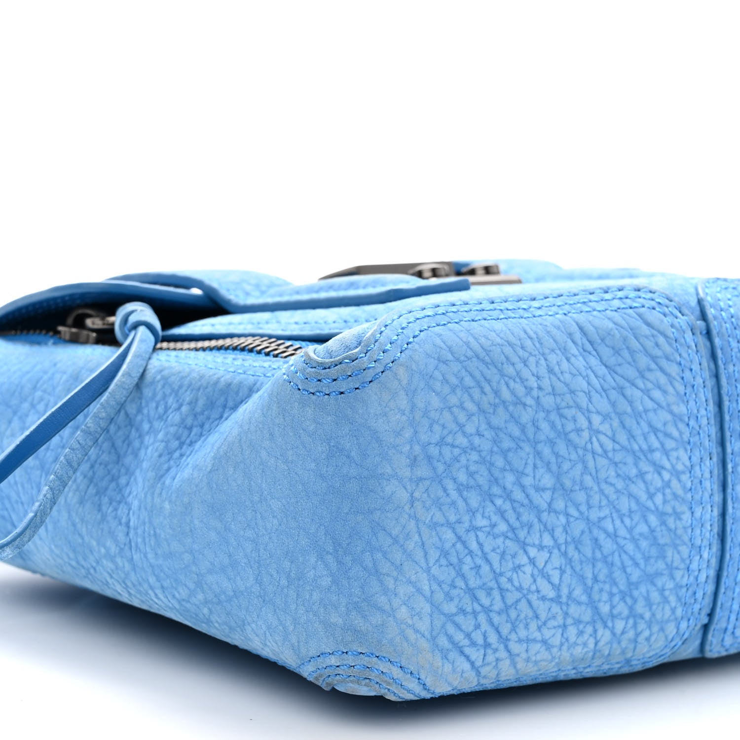 3.1 Phillip Lim Textured Calfskin Mini Pashli Satchel Azure 8 of 10