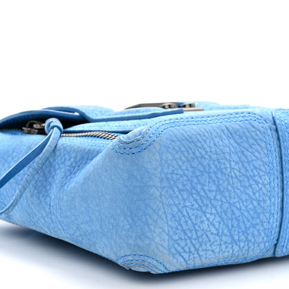 3.1 Phillip Lim Textured Calfskin Mini Pashli Satchel Azure 8 of 10