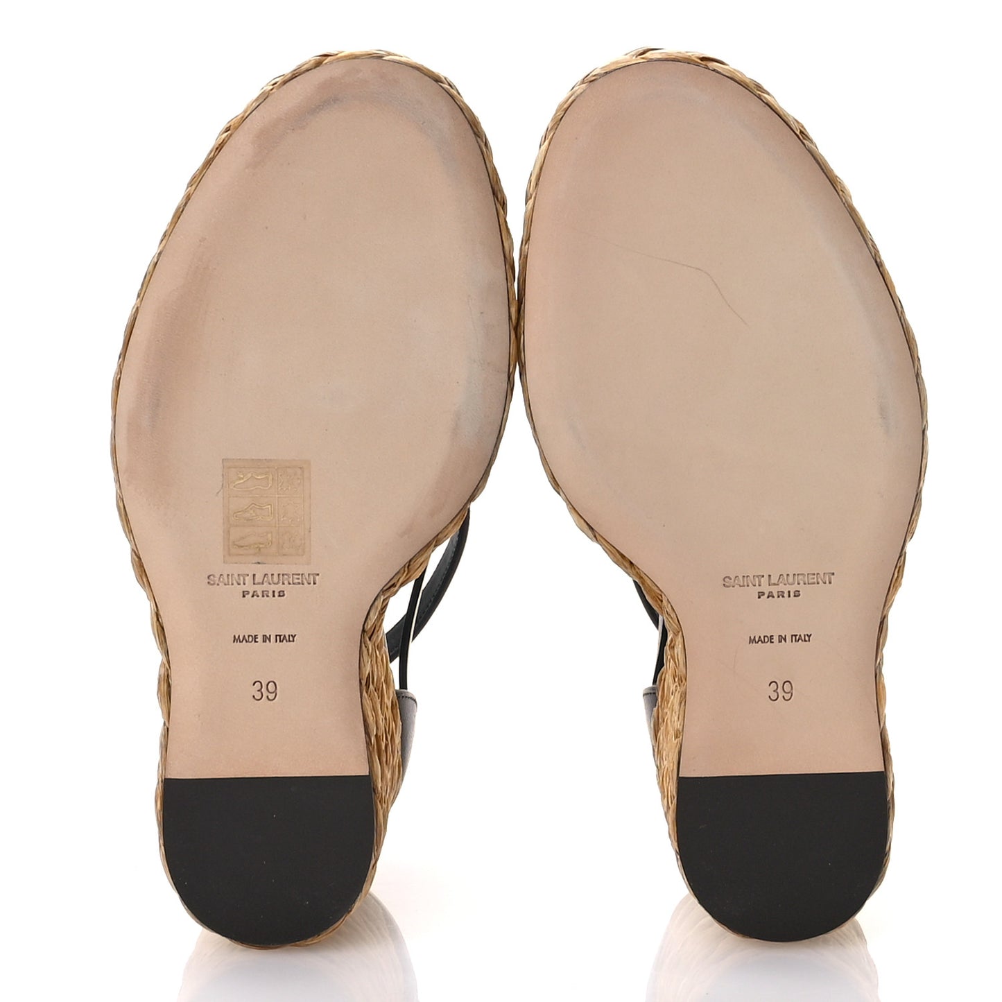 Calfskin Cassandra 105 Espadrille Wedges 39 Chocolate