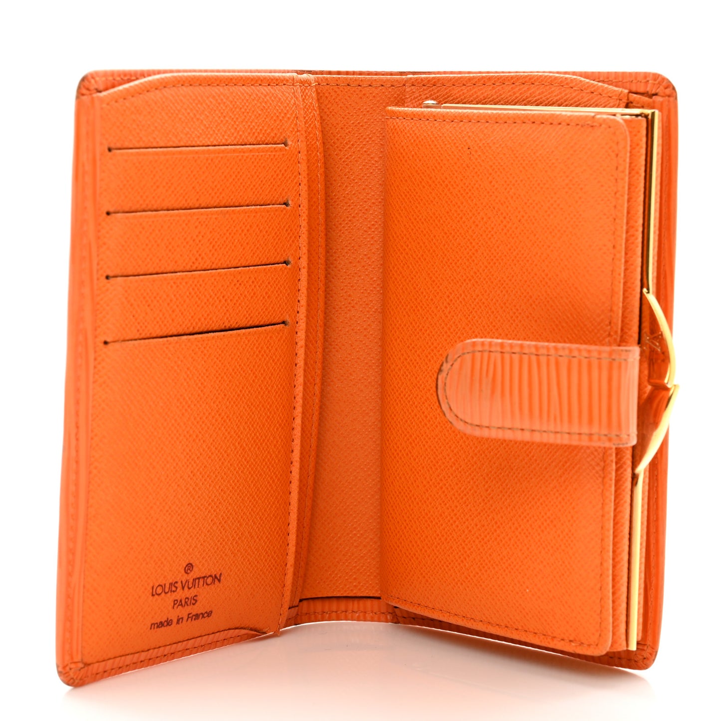 Epi French Purse Wallet Mandarin