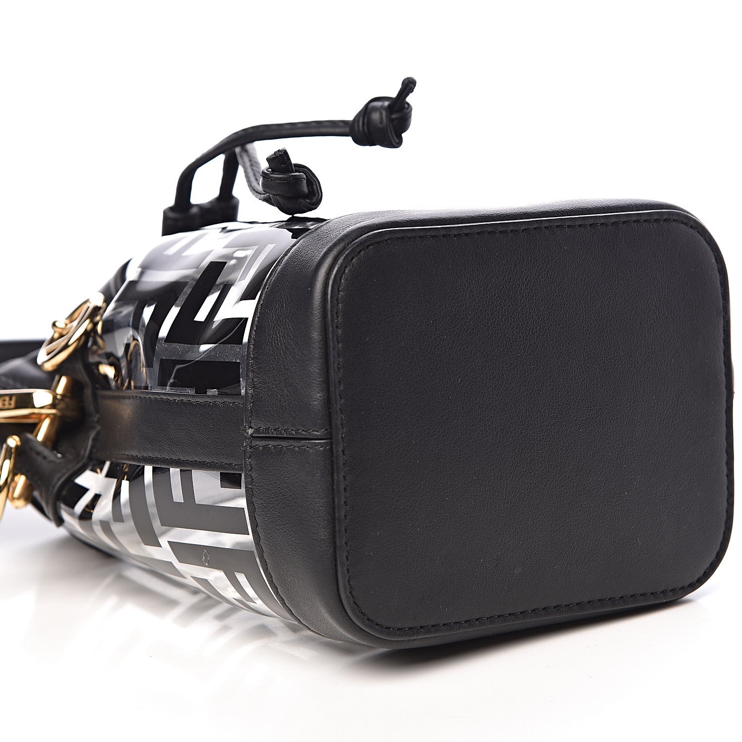 Fendi TPU FF Vitello Grace F is Fendi Mini Mon Tresor Bucket Bag Black 9 of 10