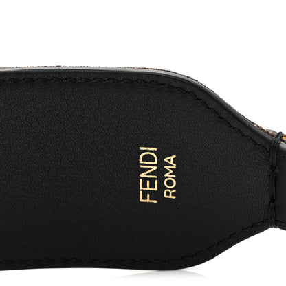 Fendi Velvet Tapestry FF Strap You Tobacco 3 of 4
