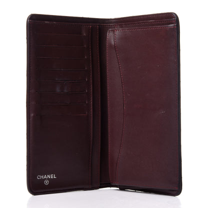 Chanel Lambskin Quilted Yen Wallet Black 5 of 15