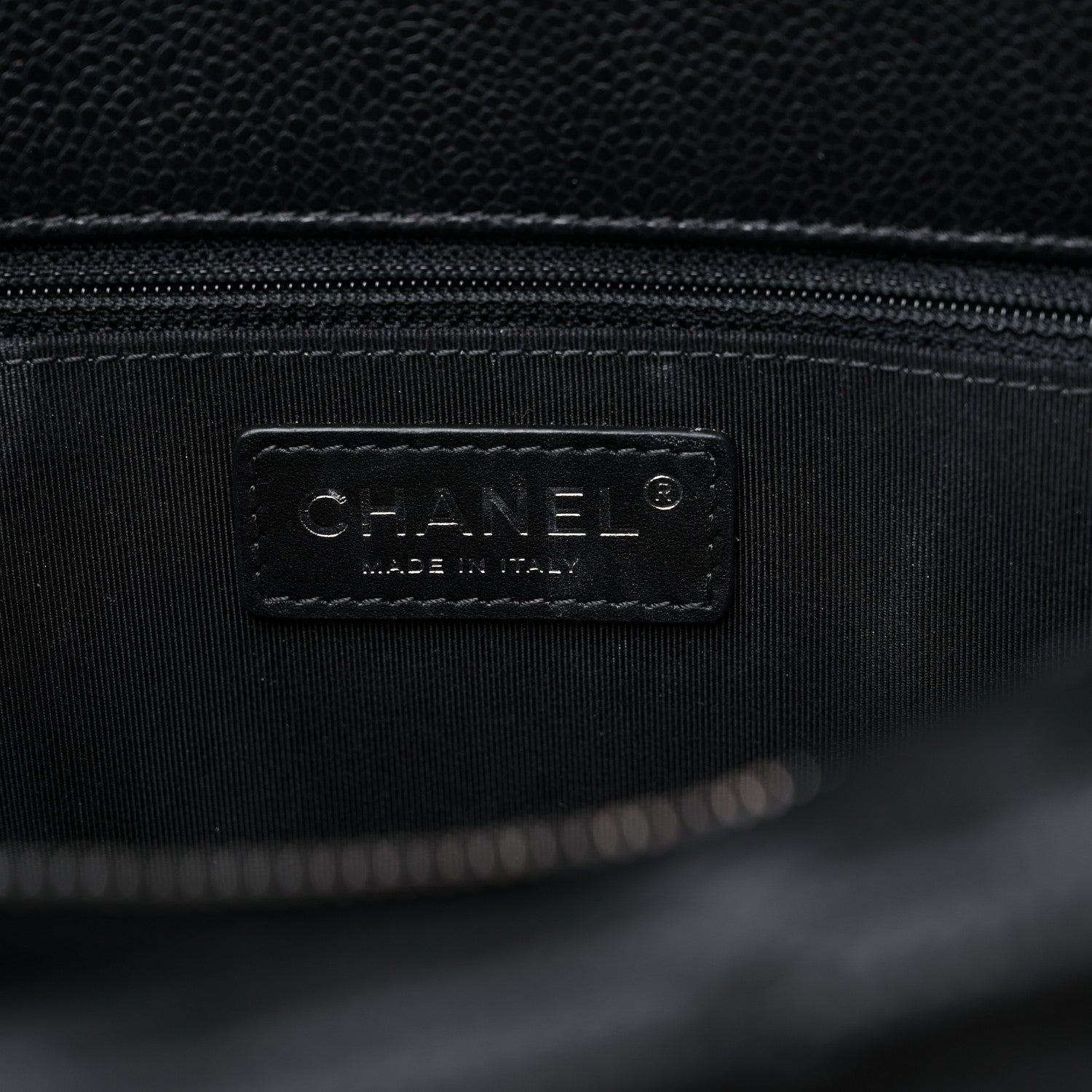 Chanel Caviar Quilted City Shopping Tote Black 6 of 14