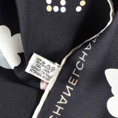 Chanel Silk No 5 Square Scarf Black 3 of 3