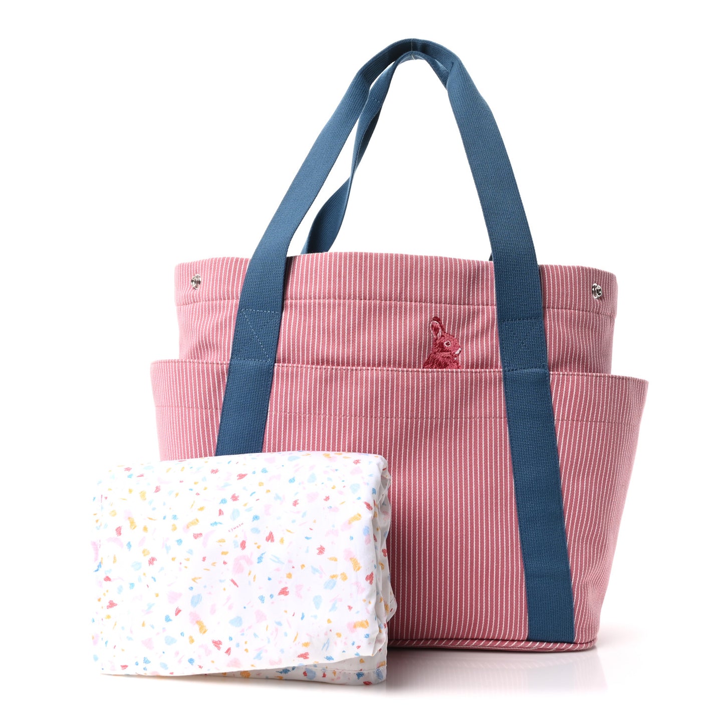 Cotton Canvas Passe-Passe Nappy Tote Bag Figue