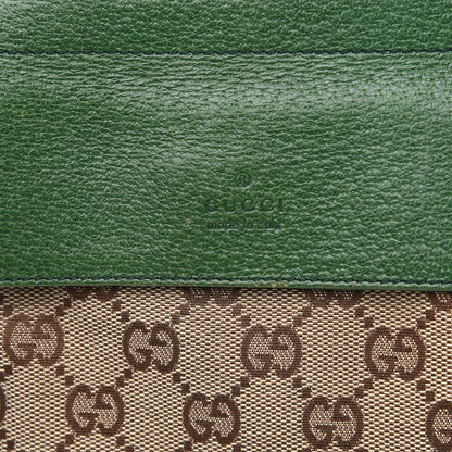 Gucci GG Monogram Web Double Pocket Belt Bag Green 6 of 7